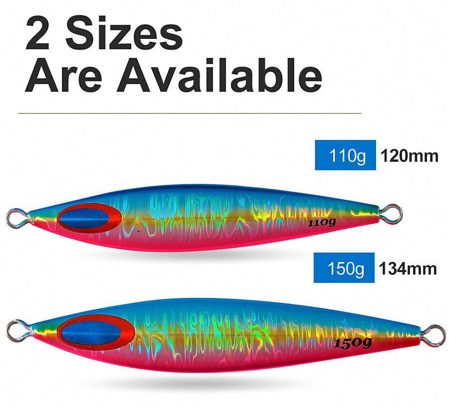 Glow Metal Jig, Slow Sinking, 110–150 g (3.9–5.3 oz) – product photo