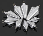 Four-Sided Starfruit Lead Sinkers, 1.1–7.1 oz (30–200 g) – product photo
