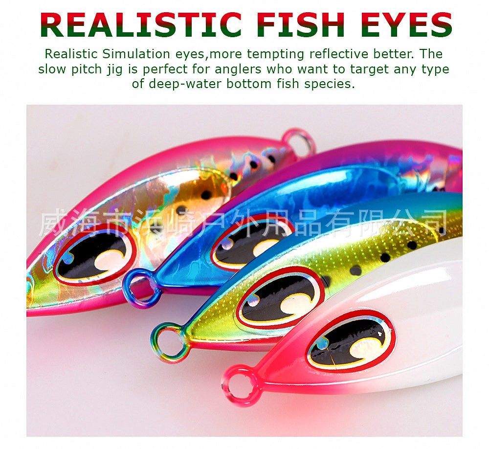 Slow Fall Jig, UV Glow, 40–100 g (1.4–3.5 oz) – product photo