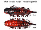 Caterpillar Soft Bait Set, 9 cm 15 g (0.5 oz), 5 Pack + Hooks – product photo