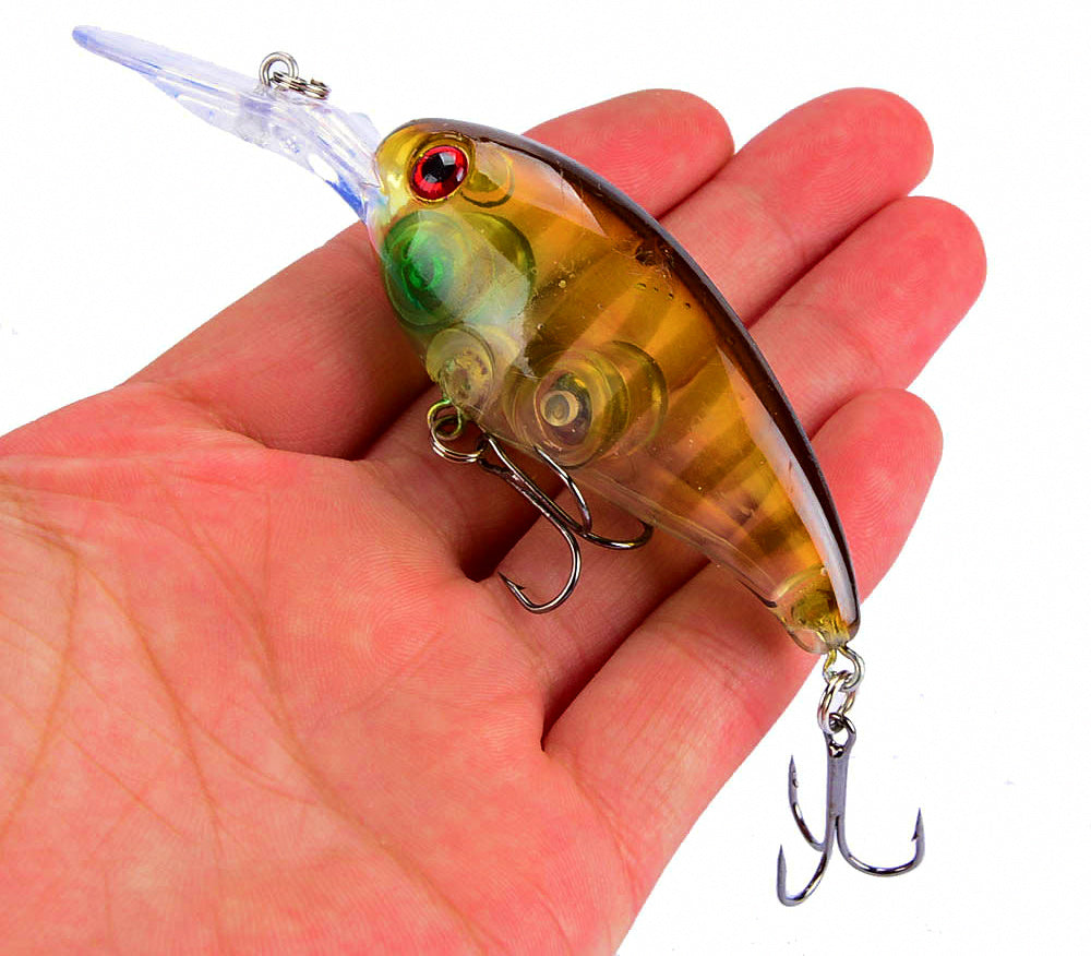 Long Lip Minnow Hard Bait, 10 cm, 14 g (0.5 oz) – product photo
