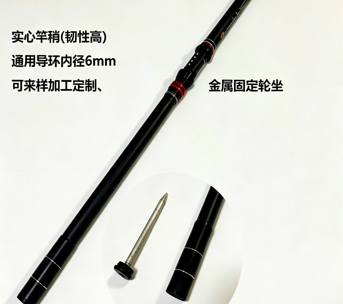 Saltwater Boat Fishing Rod, Ultra-Hard, 1.8–4.5 m (5.9–14.8 ft) – product photo