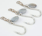 Ball Bearing Swivel Single Hook for Metal Jigs, Size 1 to 4/0 – product photo