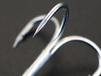 Tin-Plated Treble Hooks, High Carbon Steel, 10-Pack – product photo