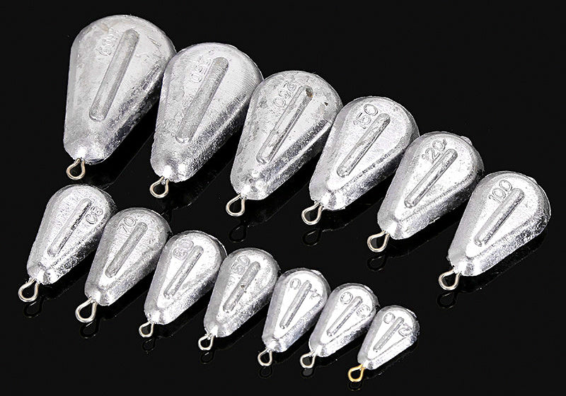 Lead Teardrop Eyelet Sinker, 0.7–10.6 oz (20–300 g) – product photo