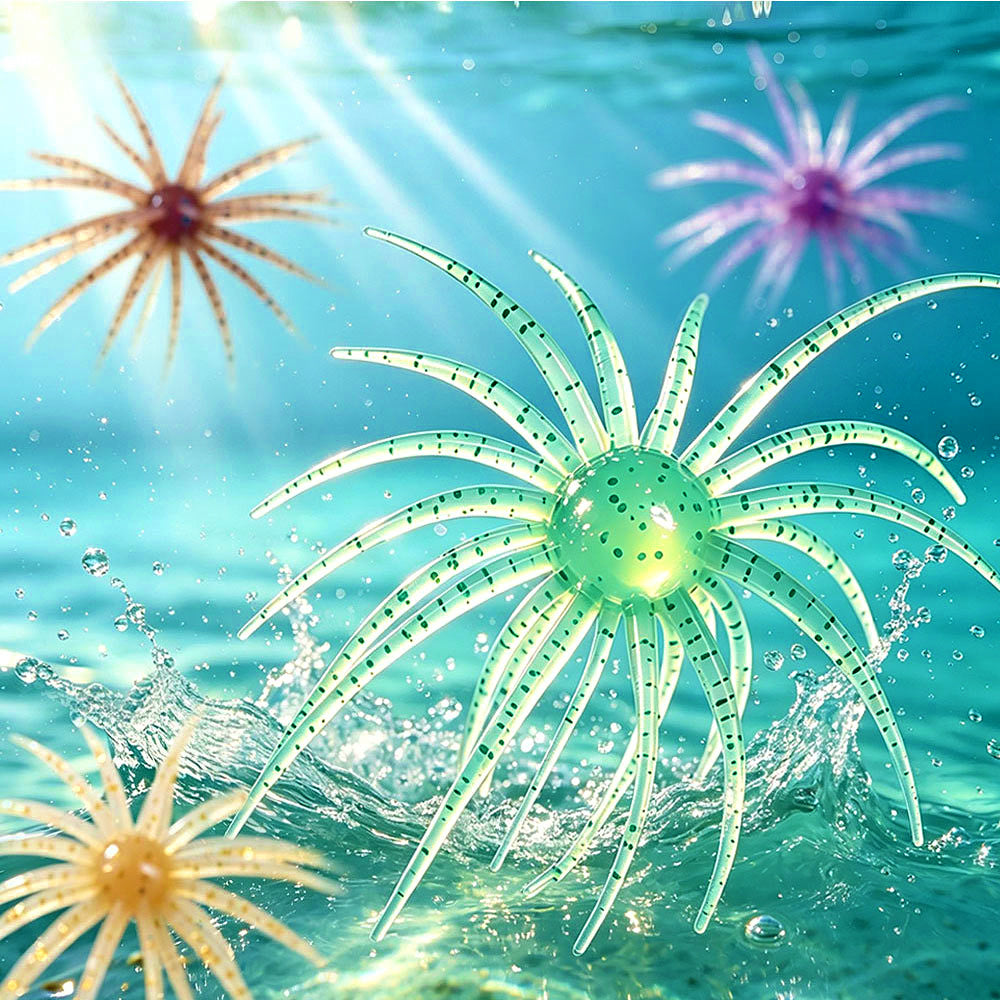 Floating Sea Urchin Soft Lure, 0.5–8.4 g (0.02–0.3 oz) – product photo