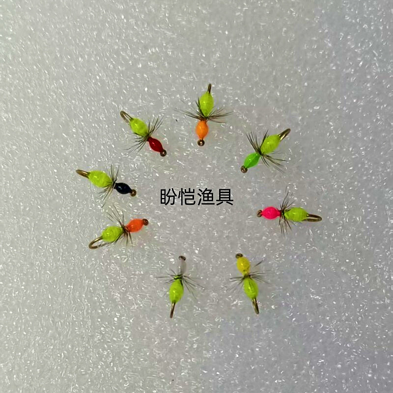 Glow Ant Fly Hooks, 8-Pack, Sizes 8–18 – product photo
