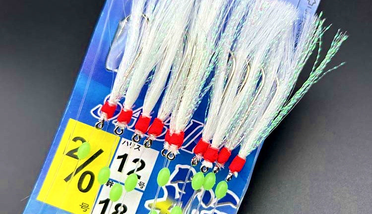 Hair Hook String Rig, 6 or 10 Hooks, Sizes 2/0–4/0 – product photo