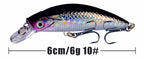 Slow Sinking Minnow Lure, 6 cm (2.4 in), 6 g (0.2 oz) – product photo