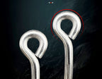 Heavy Duty Stainless Eyed Big Game Hook, Sizes 2/0–12/0 – product photo