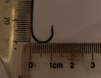 90° Jig Hooks, Long Straight Angle, Barbed, Sizes 8–8/0 – product photo