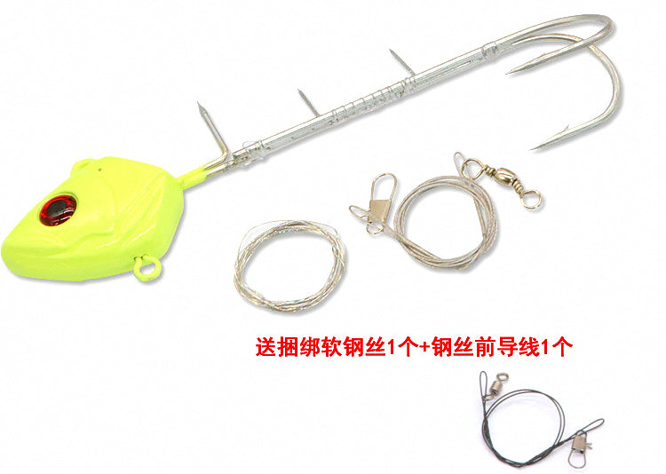 Glow Cutlassfish Double Hook Jig Rig, 20–113 g (0.7–4 oz) – product photo