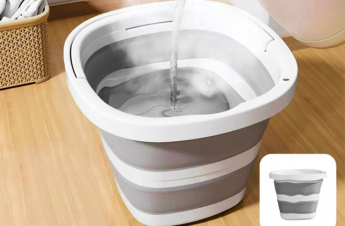 Collapsible Fishing Bucket with Handle, 5 L / 10 L – product photo