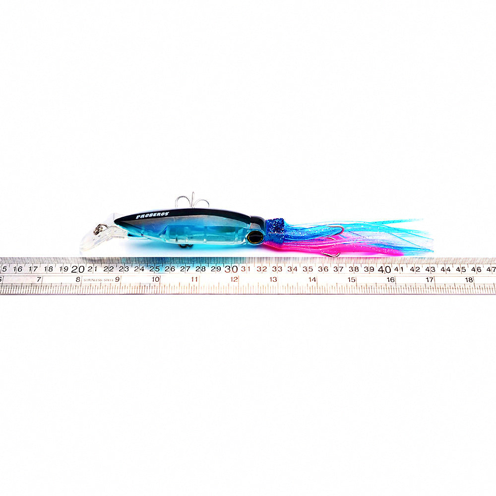 Octopus Squid Lure with Rattle Bead, 24 cm, 44.5 g (1.6 oz) – product photo