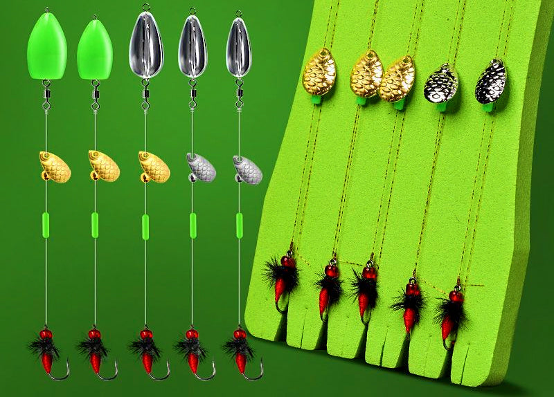 Micro Fly Rig Set, Sequin Midge Flies with Casting Aids – product photo