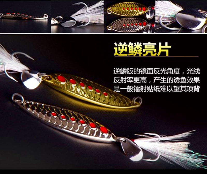Metal Casting Spoon Lure, 3–20 g (0.1–0.7 oz) – product photo