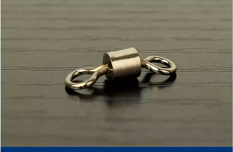 Brass Figure-8 Ring Barrel Swivels, Sizes 1–12 – product photo
