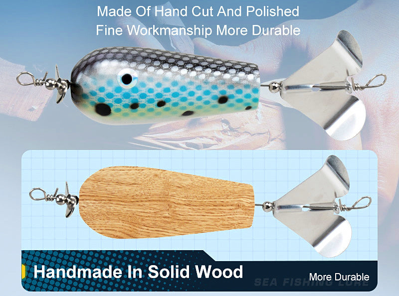 Floating Wood Pencil Popper Lure, 23 g (0.8 oz), 14.7 cm – product photo