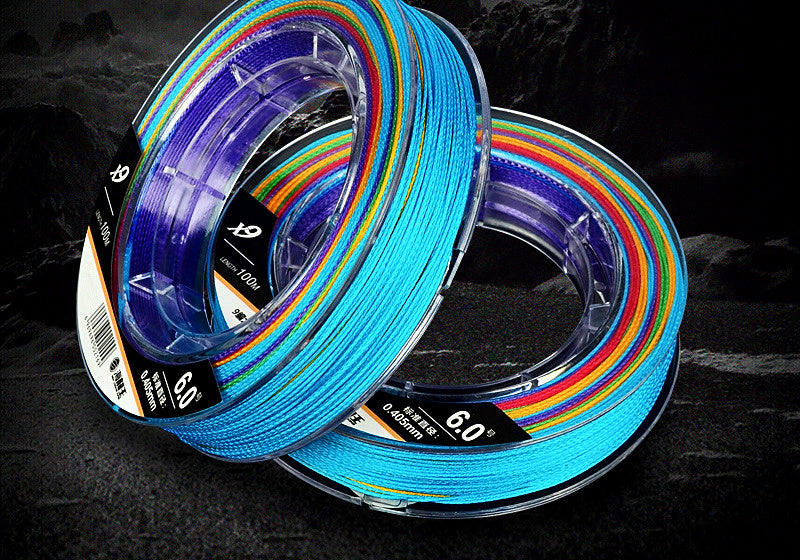 9-Strand Braided PE Fishing Line, 100 m (109 yd), #0.6–8.0 – product photo