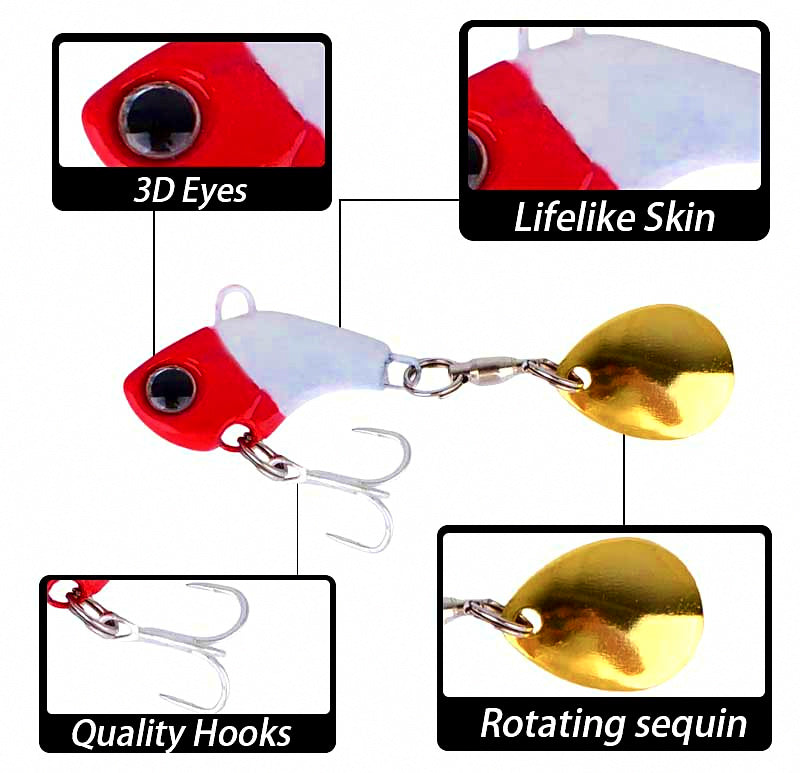 Metal VIB Blade Bait, 5–20 g (0.18–0.7 oz) – product photo