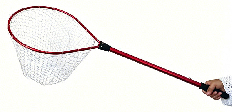 Folding Landing Net, Aluminum Handle, Silicone Mesh – product photo