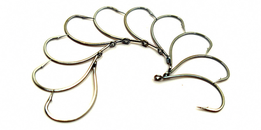 Soft Bait Hooks, Size 4 to 1/0, 30 pc Pack – product photo
