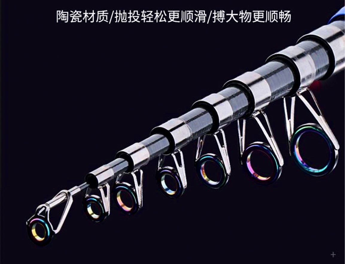 Telescopic Carbon Fishing Rod, 1.8–3.6 m (5.9–11.8 ft) – product photo