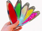 Stainless Steel Spoon Trolling Flasher Lure, 12 Styles – product photo