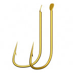 Gold Sode Hooks, Barbed or Barbless, 300 pcs Bulk Pack