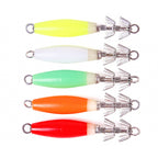 Glow Squid Jig Hook, Barbless, 5 Colors