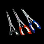 Stainless Steel Fishing Pliers, Straight or Bent Nose, Hook Remover