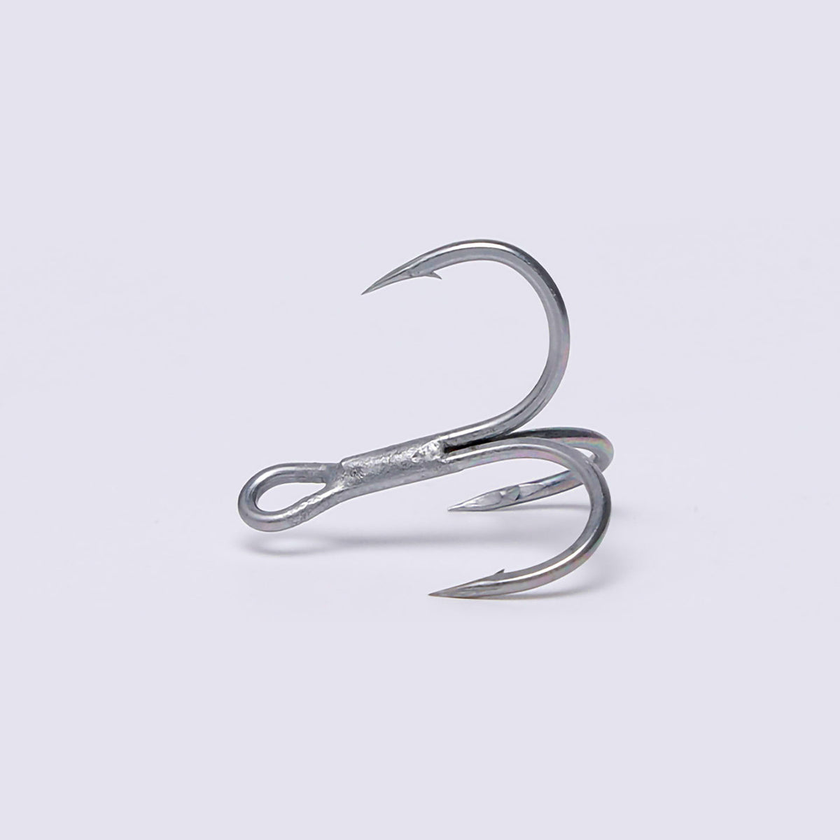 High-Carbon Steel Treble Hooks, Size 2–3/0, 10/50/100 Pack