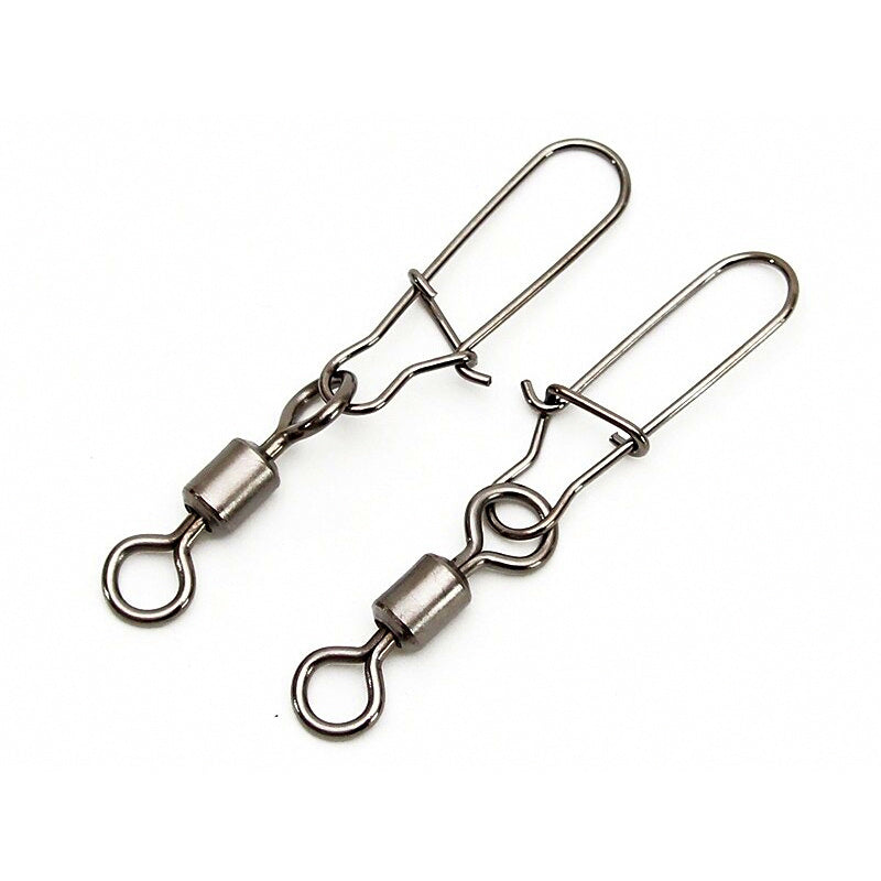 American Style Swivels with Snap, 10-Pack, Sizes 14 to 4/0
