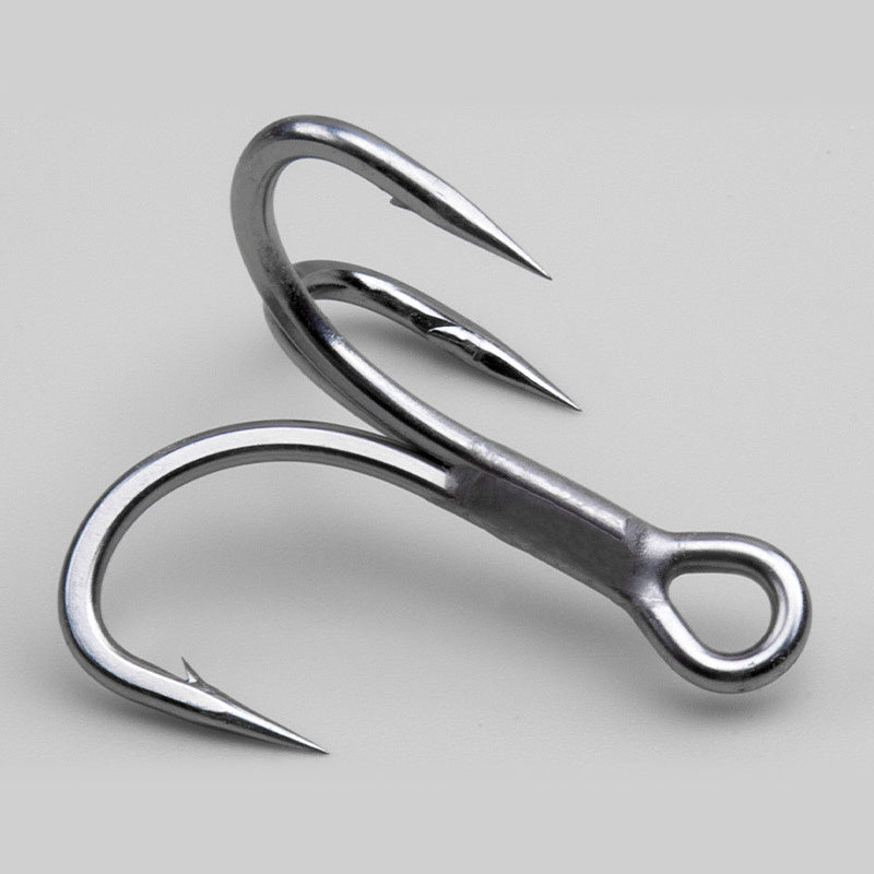 Barbed Treble Hooks, Sizes 8 to 5/0, Tin & Anti-Rust