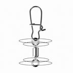 Stainless Steel Fishing Snap, American Style, Sizes 14–2