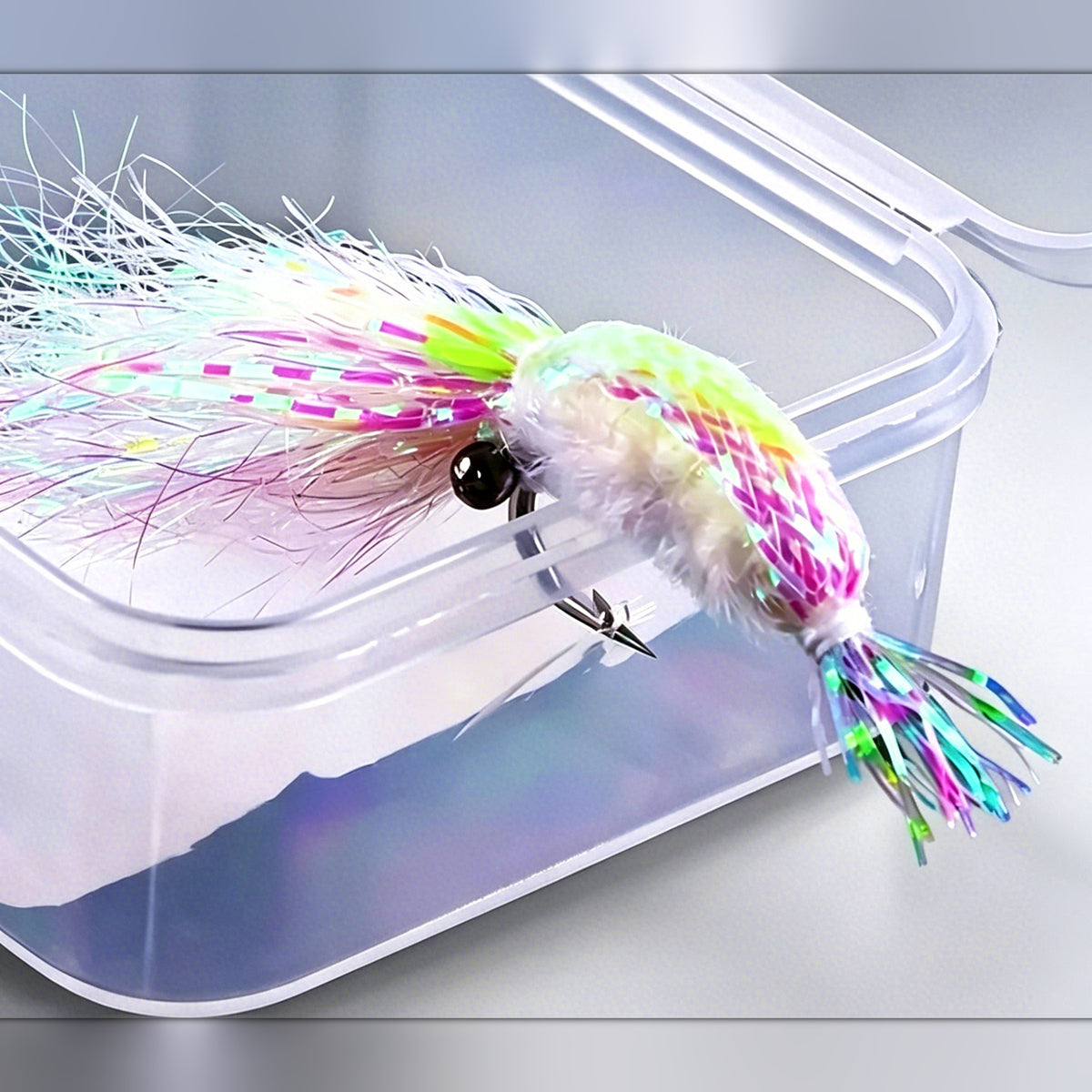 Luminous Ice Silk Shrimp Lure, 5 or 10 Pack