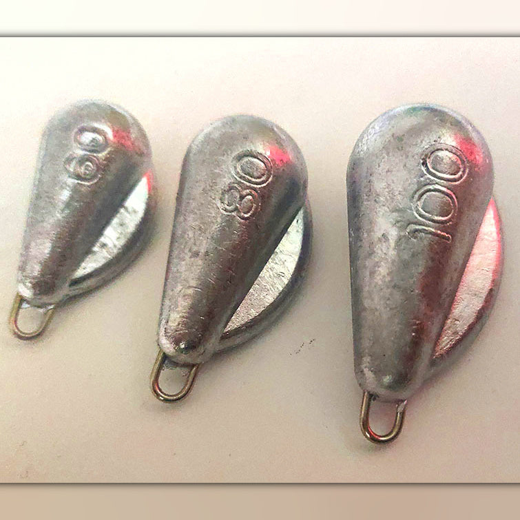 Lead Fishing Sinker, Wing, Ball & Egg, 60–600 g (2–21 oz)