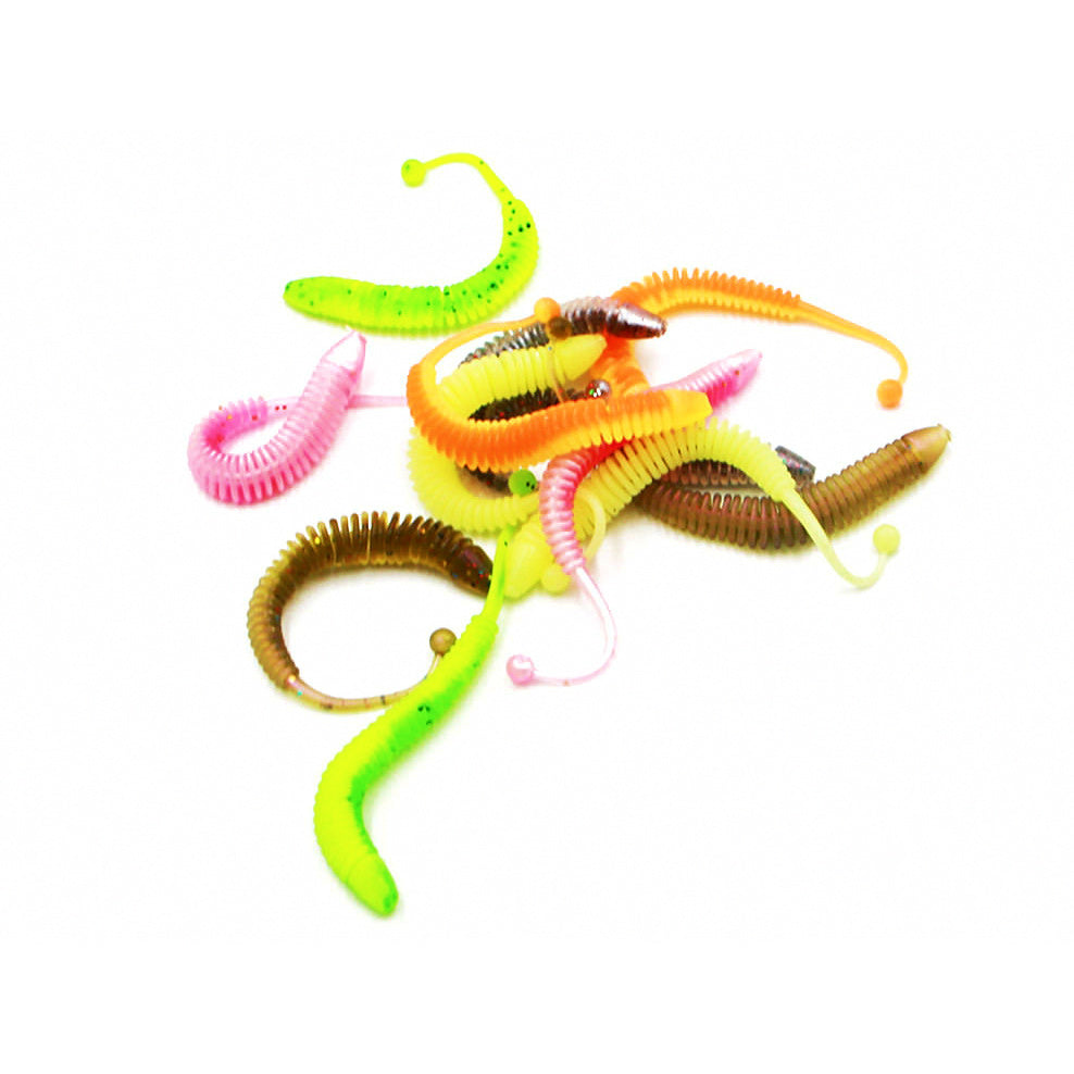 Ball Tail Sandworm Soft Bait, 4.8/6/8 cm (1.9/2.4/3.1 in)