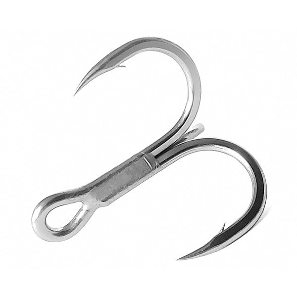 4X Treble Hooks for Saltwater Jigs, Sizes 8 to 2/0