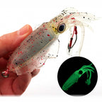 Weighted Squid Jig, 60 g (2.1 oz), Double Hook