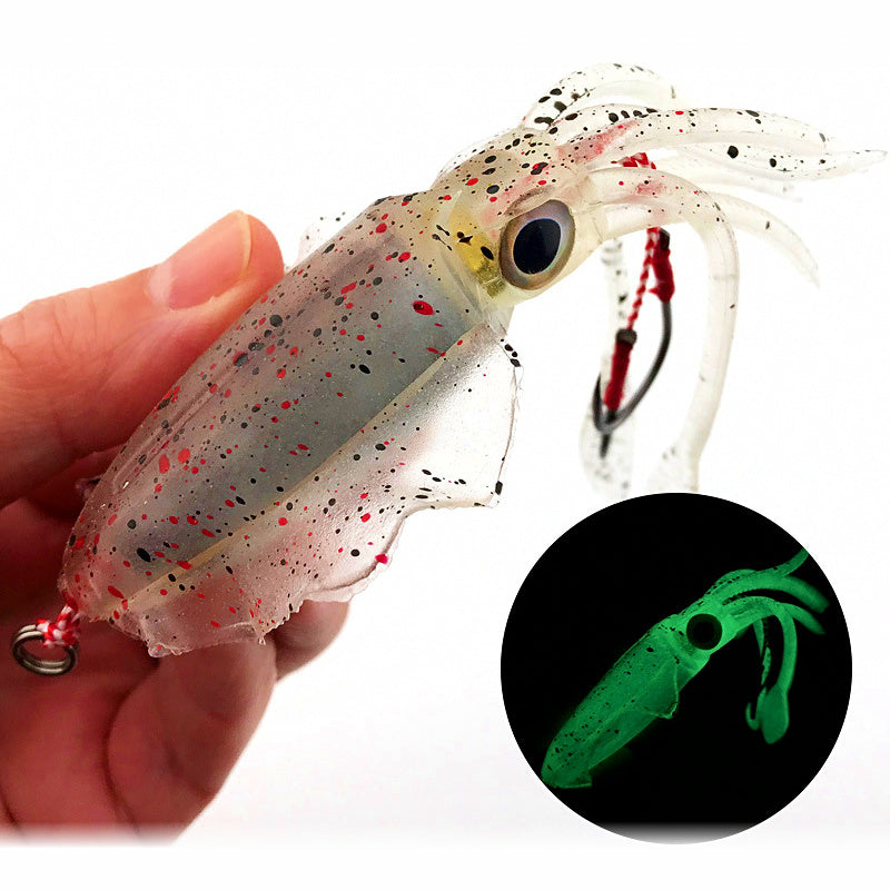 Weighted Squid Jig, 60 g (2.1 oz), Double Hook