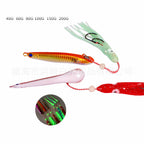 Slow Pitch Metal Jig, 40–200 g (1.4–7.1 oz)