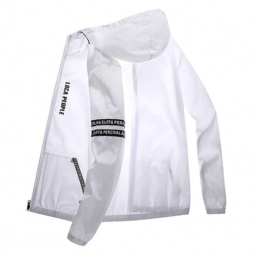 Men's Hooded Sun Protection Fishing Jacket, Lightweight