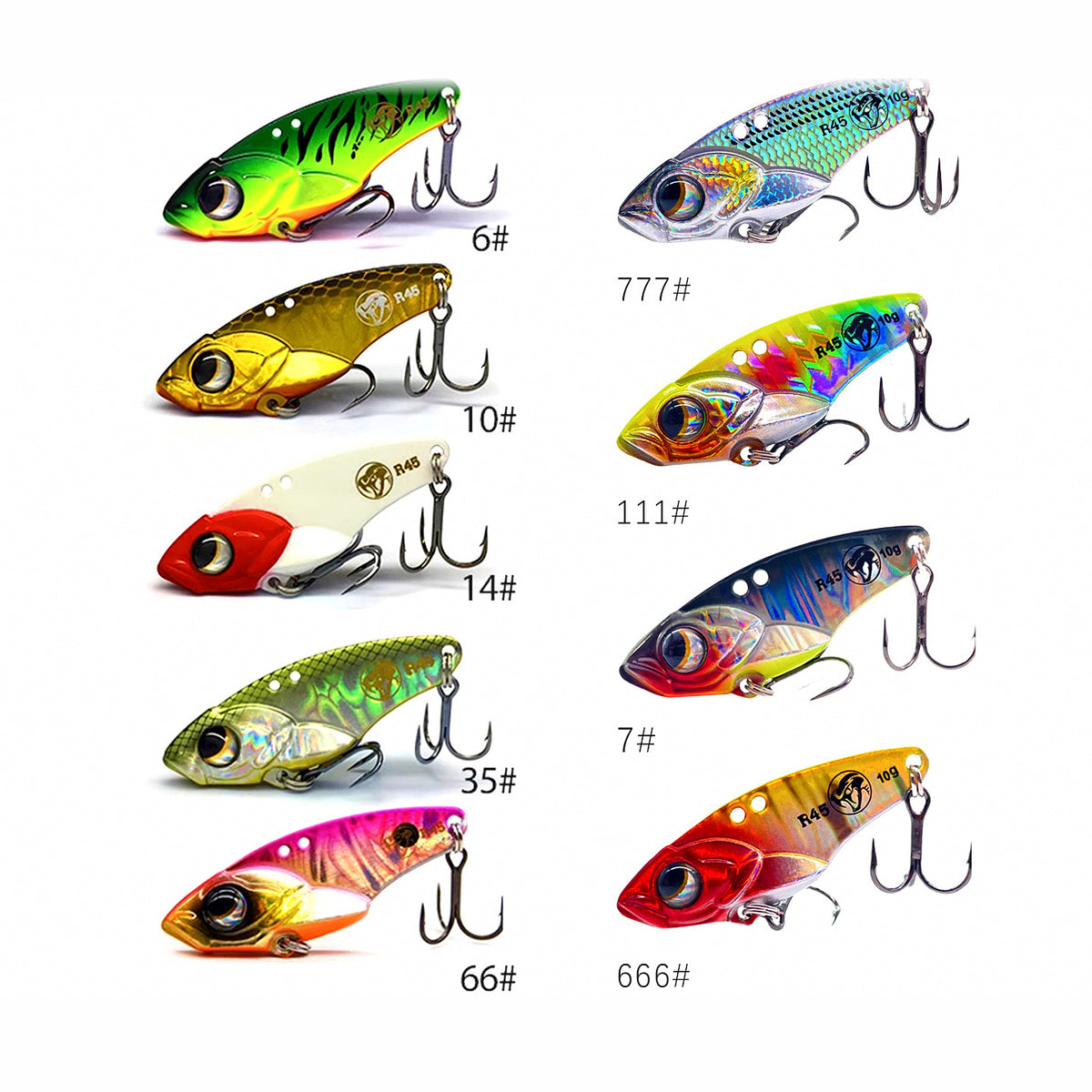 Metal VIB Blade Bait, 5–13.5 g (0.18–0.48 oz)