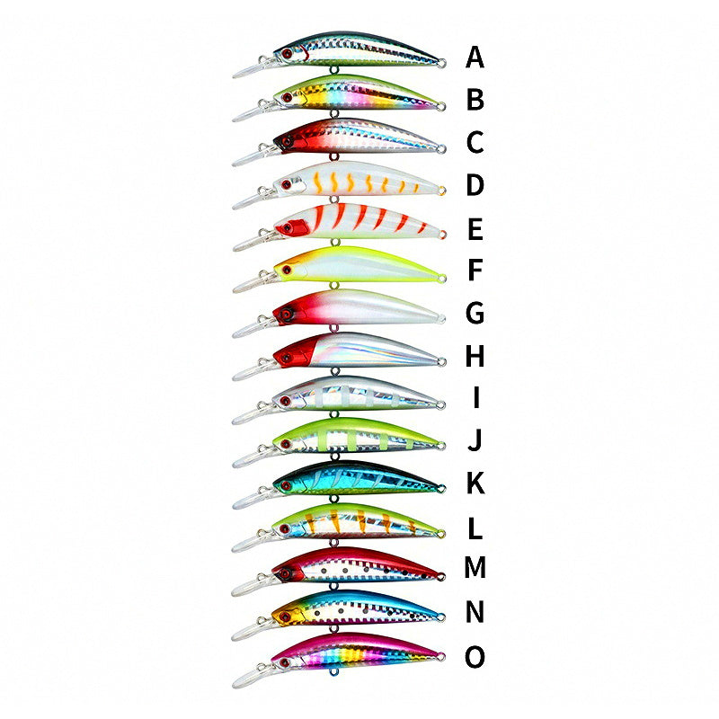 Glow Sinking Minnow Lure, 7 cm (2.8 in), 16 g (0.56 oz)