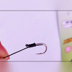 3-Hook Bait Rig, Iseni & Maruse Barbed Hooks, 20 Packs