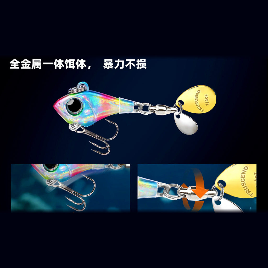 VIB Lipless Crankbait 4-Pack, 4.8–7 cm (1.9–2.8 in)