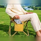Folding Camp Stool Chair, Oxford Cloth, Portable