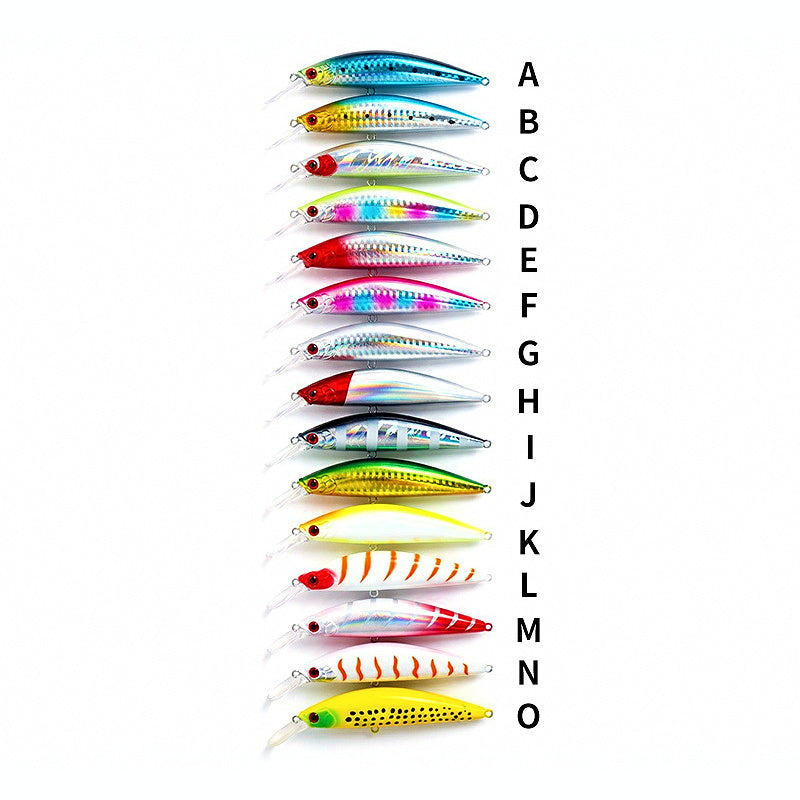 Glow Sinking Minnow Hard Bait, 9 cm (3.5 in) 29 g (1.0 oz)