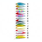 Glow Sinking Minnow Hard Bait, 9 cm (3.5 in) 29 g (1.0 oz)